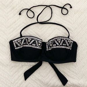 SOLD Black bikini top